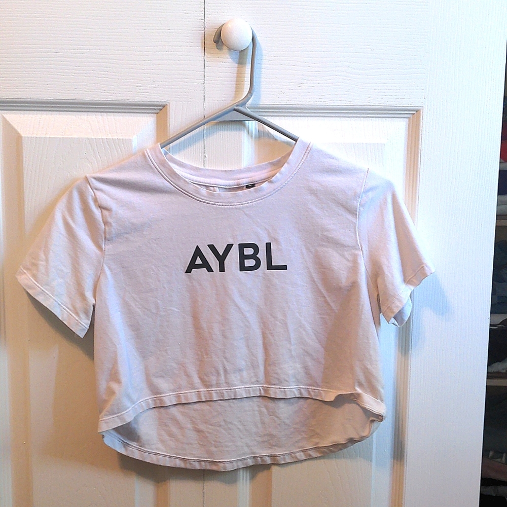 AYBL Cropped White T-Shirt